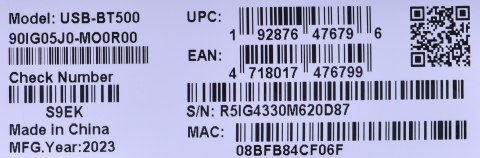 Asus-adapter USB bluetooth 5.0 Asus-adapter USB bluetooth 5.0