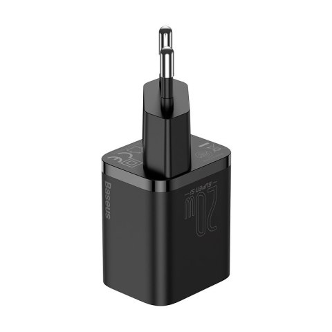 BASEUS ŁADOWARKA SIECIOWA Z KABLEM USB-C DO LIGHTNING 1M 20W TZCCSUP-B01 CZARNY BASEUS ŁADOWARKA SIECIOWA Z KABLEM USB-C DO LIGHTNING 1M 20W TZCCSUP-B01 CZARNY