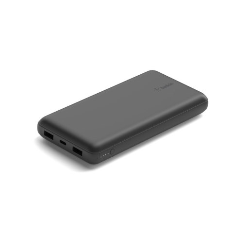 BELKIN POWERBANK 20000 MAH, USB-A & C, 15W, CZARNY BELKIN POWERBANK 20000 MAH, USB-A & C, 15W, CZARNY