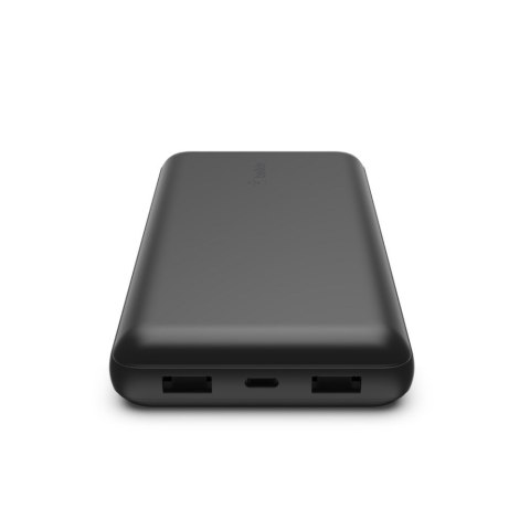 BELKIN POWERBANK 20000 MAH, USB-A & C, 15W, CZARNY BELKIN POWERBANK 20000 MAH, USB-A & C, 15W, CZARNY