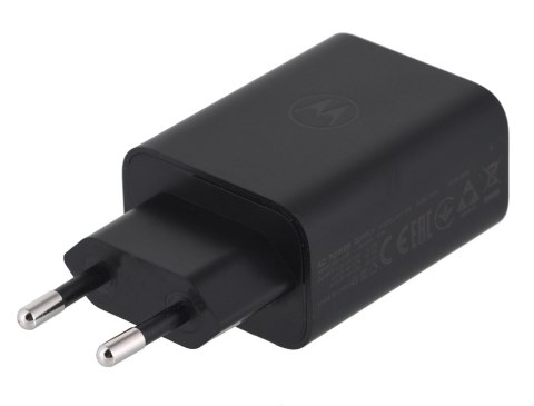 Motorola Charger TurboPower 30W USB-C w/ 1m C-C cable, Black Motorola Charger TurboPower 30W USB-C w/ 1m C-C cable, Black