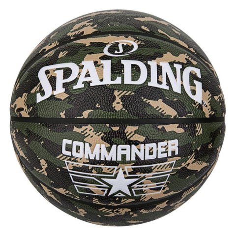 Piłka do koszykówki Spalding Commander zielona rozm. 7 84588Z Piłka do koszykówki Spalding Commander zielona rozm. 7 84588Z