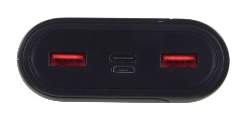 Powerbank Silicon Power QS15 20000mAh QC3.0+PD 2xUSB A, 1x mUSB + 1x USB C, czarny Powerbank Silicon Power QS15 20000mAh QC3.0+PD 2xUSB A, 1x mUSB + 1x USB C, czarny