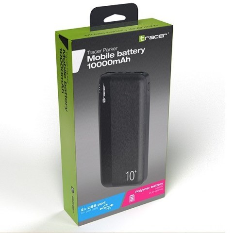 TRACER POWERBANK 10000 MAH BLACK TRABAT47096 TRACER POWERBANK 10000 MAH BLACK TRABAT47096