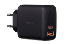 AUEKY PA-B3 BLACK ŁADOWARKA SIECIOWA 65W 2XUSB-C