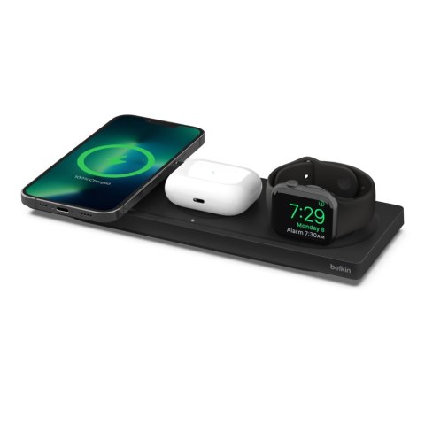 BELKIN 3IN1 WIRELESS CHARGING PAD WITH MAGSAFE BLK BELKIN 3IN1 WIRELESS CHARGING PAD WITH MAGSAFE BLK