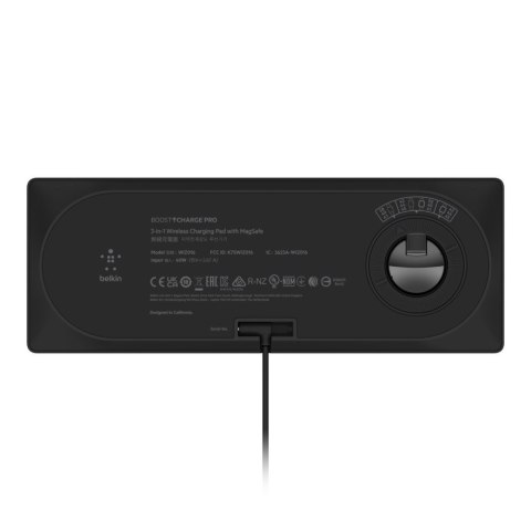 BELKIN 3IN1 WIRELESS CHARGING PAD WITH MAGSAFE BLK BELKIN 3IN1 WIRELESS CHARGING PAD WITH MAGSAFE BLK