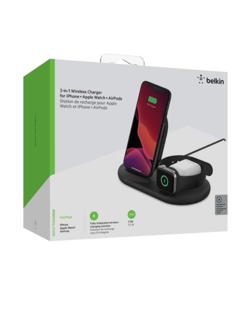 BELKIN WIRELESS CHARGER 3-IN-1 PAD/STAND/APPLE WATCH BELKIN WIRELESS CHARGER 3-IN-1 PAD/STAND/APPLE WATCH