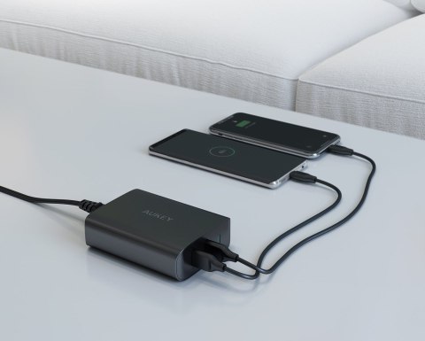 Ładowarka AUKEY POWER DELIVERY 3.0 PA-Y12 (USB, USB typ C; kolor czarny)