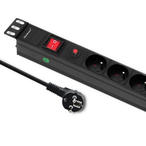 Listwa Qoltec 53995 (kolor czarny) Listwa Qoltec 53995 (kolor czarny)