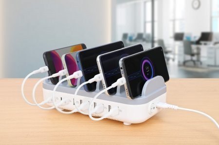 MANHATTAN 10-PORTOWA STACJA ŁADUJĄCA USB 120W 3X U MANHATTAN 10-PORTOWA STACJA ŁADUJĄCA USB 120W 3X U