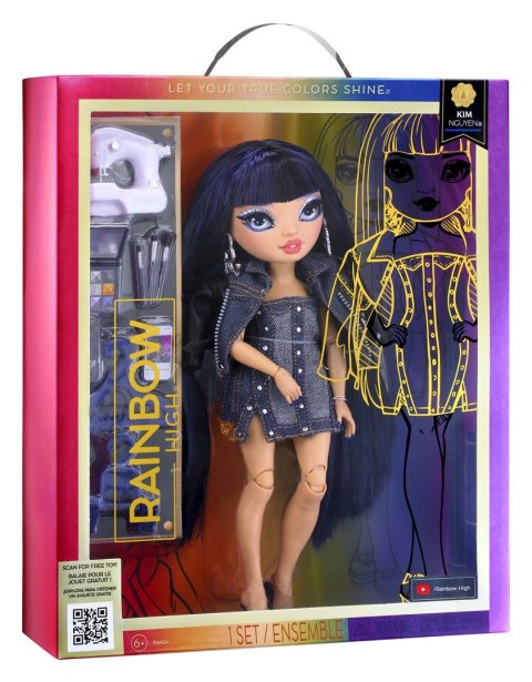 MGA Lalka Rainbow High Fashion - Kim Nguyen (Blue) 583158 MGA Lalka Rainbow High Fashion - Kim Nguyen (Blue) 583158