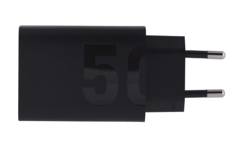 Motorola Charger TurboPower 50W Duo USB-C + USB-A w/ USB-C cable, Black Motorola Charger TurboPower 50W Duo USB-C + USB-A w/ USB-C cable, Black