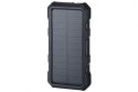 POWERNEED POWER BANK Z PANELEM SOLARNYM 20000MAH LI-POLY PV 1,5W QI 2A USB QC 3.0 LED POWER DELIVERY CZARNY S20000B