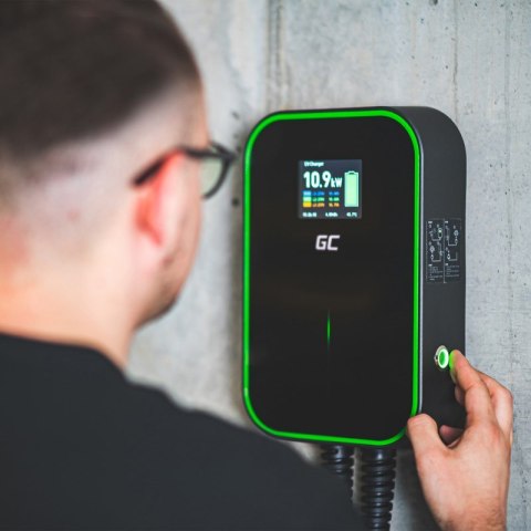 Ładowarka wallbox Green Cell EV PowerBox 22kW z kablem Ładowarka wallbox Green Cell EV PowerBox 22kW z kablem