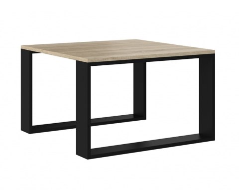 Stolik MODERN MINI 67x67xH40 sonoma/czarny Stolik MODERN MINI 67x67xH40 sonoma/czarny