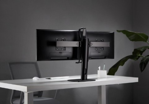 GEMBIRD STOJAK BIURKOWY NA DWA MONITORY Z REGULACJĄ WYSOKOŚCI 17-27, VESA 100X100MM, DO 6 KG GEMBIRD STOJAK BIURKOWY NA DWA MONITORY Z REGULACJĄ WYSOKOŚCI 17-27, VESA 100X100MM, DO 6 KG