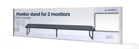 GEMBIRD STOJAK NA 2 MONITORY (KSZTAŁT PROSTOKĄTNY) GEMBIRD STOJAK NA 2 MONITORY (KSZTAŁT PROSTOKĄTNY)