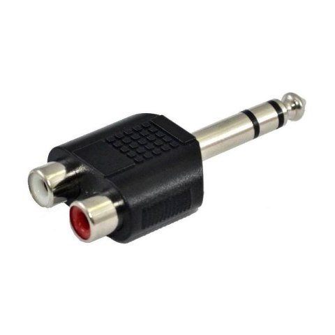 SSQ HA7 - Adapter 2 x gniazdo RCA - jack stereo 6.3mm SSQ HA7 - Adapter 2 x gniazdo RCA - jack stereo 6.3mm