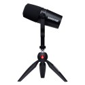 Shure MV7-K-BNDL - Mikrofon lektorski/wokalny ze złączem XLR/USB-C Czarny + statyw biurkowy