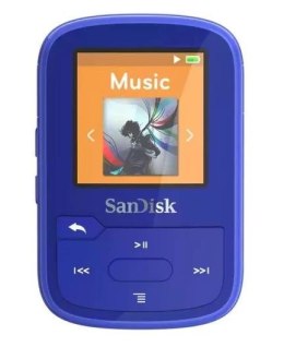 SANDISK MP3 CLIP SPORT PLUS 32GB Niebieski