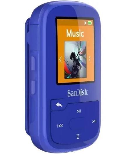 SANDISK MP3 CLIP SPORT PLUS 32GB Niebieski SANDISK MP3 CLIP SPORT PLUS 32GB Niebieski