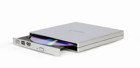 GEMBIRD ZEWNĘTRZNA NAGRYWARKA DVD 8X, CD 24X USB 2.0 SLIM SREBRNA GEMBIRD ZEWNĘTRZNA NAGRYWARKA DVD 8X, CD 24X USB 2.0 SLIM SREBRNA