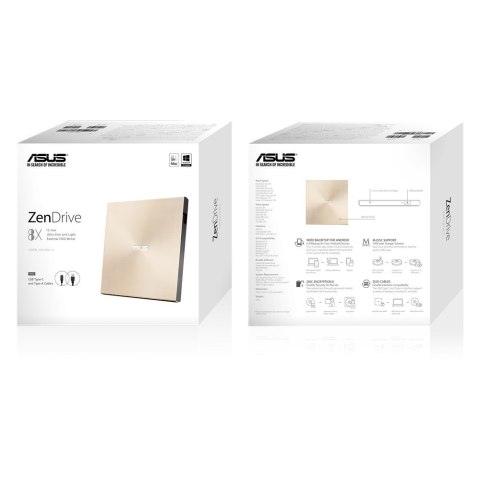 Nagrywarka ASUS SDRW-08U9M-U SDRW-08U9M-U/GOLD/G/AS (USB 2.0; zewnętrzna) Nagrywarka ASUS SDRW-08U9M-U SDRW-08U9M-U/GOLD/G/AS (USB 2.0; zewnętrzna)