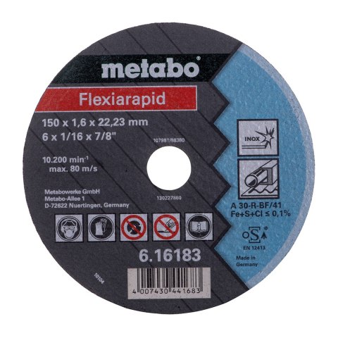 Szlifierka + Walizka METABOX 165L 600404650 METABO Szlifierka + Walizka METABOX 165L 600404650 METABO