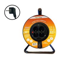 Przedłużacz bębnowy ECOline 25m; 3x1.5mm2; 4 gniazda