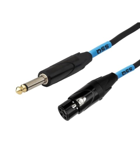 SSQ XZJM2 - Kabel Jack MONO - XLR Żeński 2 metrowy SSQ XZJM2 - Kabel Jack MONO - XLR Żeński 2 metrowy