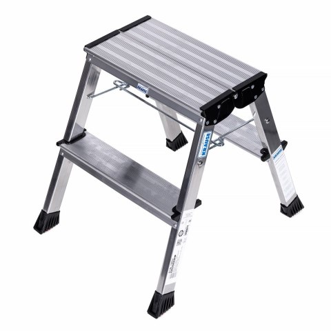 Schodki dwustronne składane aluminiowe Krause Rolly 130037 Schodki dwustronne składane aluminiowe Krause Rolly 130037