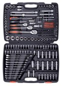 Zestaw kluczy 216el 1 1/2"/3/8"/1/4"T58691 STHOR