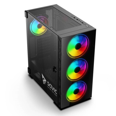 SAVIO OBUDOWA PC PRIME X1 ARGB GLASS SAVGC-PRIMEX1 SAVIO OBUDOWA PC PRIME X1 ARGB GLASS SAVGC-PRIMEX1