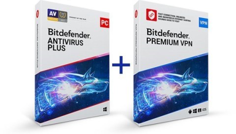 Bitdefender Antywirus Plus + VPN 10U/1Y