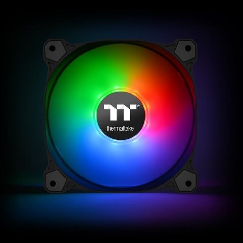 Wentylator do obudowy Thermaltake Pure Plus RGB TT Premium 3 pack CL-F063-PL12SW-A (120 mm; 1500 obr/min; RGB) Wentylator do obudowy Thermaltake Pure Plus RGB TT Premium 3 pack CL-F063-PL12SW-A (120 mm; 1500 obr/min; RGB)