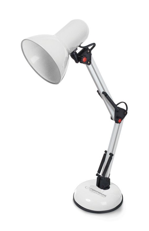 ESPERANZA LAMPKA BIURKOWA E27 AVIOR BIAŁA ELD112W ESPERANZA LAMPKA BIURKOWA E27 AVIOR BIAŁA ELD112W