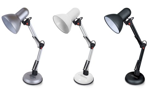ESPERANZA LAMPKA BIURKOWA E27 AVIOR BIAŁA ELD112W ESPERANZA LAMPKA BIURKOWA E27 AVIOR BIAŁA ELD112W