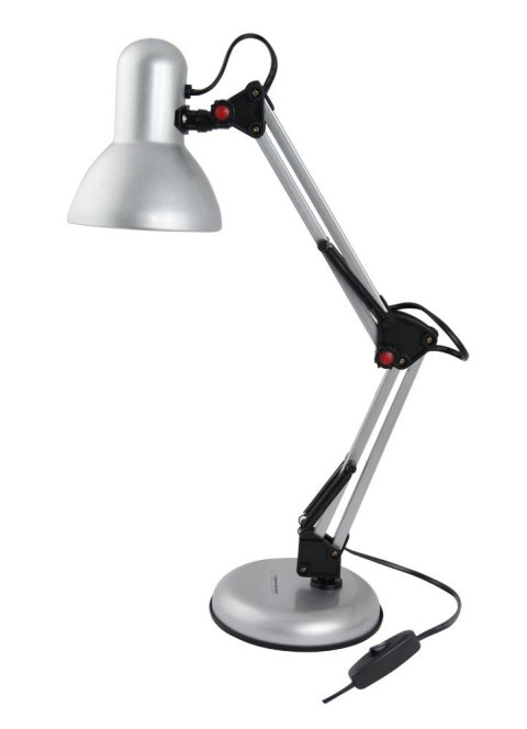 ESPERANZA LAMPKA BIURKOWA E27 AVIOR SREBRNA ELD112S ESPERANZA LAMPKA BIURKOWA E27 AVIOR SREBRNA ELD112S