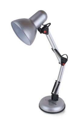 ESPERANZA LAMPKA BIURKOWA E27 AVIOR SREBRNA ELD112S