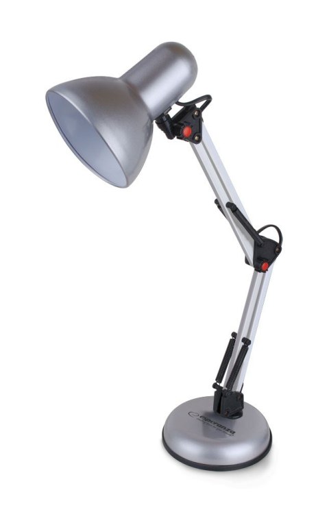 ESPERANZA LAMPKA BIURKOWA E27 AVIOR SREBRNA ELD112S ESPERANZA LAMPKA BIURKOWA E27 AVIOR SREBRNA ELD112S
