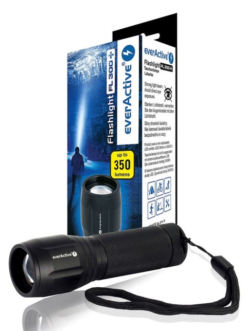EVERACTIVE LATARKA RĘCZNA DIODOWA LED 350 LUMENÓW FL300+ EVERACTIVE LATARKA RĘCZNA DIODOWA LED 350 LUMENÓW FL300+