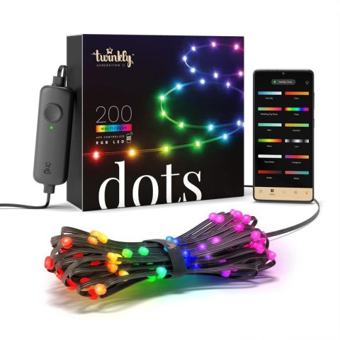 Inteligentne lampki Twinkly Dots 200 RGB 10 m Inteligentne lampki Twinkly Dots 200 RGB 10 m