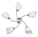 Żyrandol klasyczna lampa sufitowa wisząca Activejet BENITA Nikiel 5xE27 do salonu