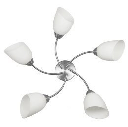 Żyrandol klasyczna lampa sufitowa wisząca Activejet BENITA Nikiel 5xE27 do salonu