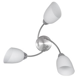 Żyrandol klasyczna lampa sufitowa wisząca Activejet BENITA Nikiel potrójna 3xE27 do salonu