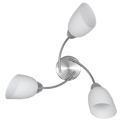 Żyrandol klasyczna lampa sufitowa wisząca Activejet BENITA Nikiel potrójna 3xE27 do salonu Żyrandol klasyczna lampa sufitowa wisząca Activejet BENITA Nikiel potrójna 3xE27 do salonu