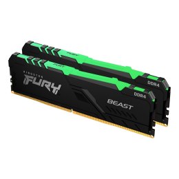 Kingston FURY DDR4 16GB (2x8GB) 3200MHz CL16 Beast Black RGB