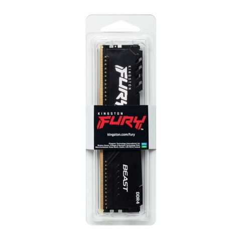 Kingston FURY DDR4 32GB (1x32GB) 3200MHz CL16 Beast Black Kingston FURY DDR4 32GB (1x32GB) 3200MHz CL16 Beast Black