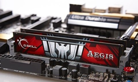 Zestaw pamięci G.SKILL Aegis F3-1600C11D-8GIS (DDR3 UDIMM; 2 x 4 GB; 1600 MHz; CL11) Zestaw pamięci G.SKILL Aegis F3-1600C11D-8GIS (DDR3 UDIMM; 2 x 4 GB; 1600 MHz; CL11)